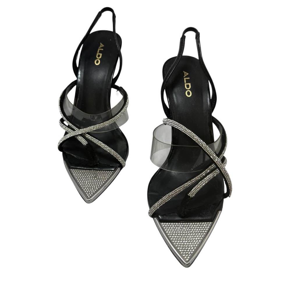 Aldo Aabelle Rhinestone strappy high heel sandal - Picture 4 of 9